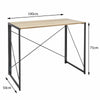 Folding Computer Desk Wooden Foldable Study Table Laptop Home Office PC