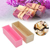 Wood Loaf Soap Mould with Silicone Mold Cake Making Wooden Box 1.2kg soap