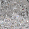 Modern Square Living Room Lamp LED Celling Light Crystal Pendant Chandelier Home