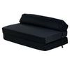 Velvet Z Bed Double Size Fold out Chair Bed Sofa Seat Foam Folding Chair Futon