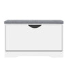 White Shoe Storage Bench Seat Shoes Cabinet Rack Hallway Organizer Cupboard Home