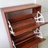 Shoe Cabinet Storage 3 Drawer Organiser Cupboard Footwear Stand Rack Wooden Unit