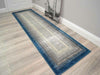 Grey Blue Long Short Narrow Hall Runner Rugs Corridor Thick Hallway Carpets Mats