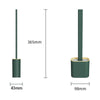 Silicone Toilet Brush With Holder Soft TPR Bathroom Set Cleaning Brush Full Set
