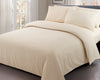 Satin Stripe Duvet Cover with Pillowcase Quilt Bedding Set Single Double King