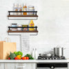 2PCS Industrial Vintage Chic Retro Wall Shelf Unit Storage Display Long Shelving