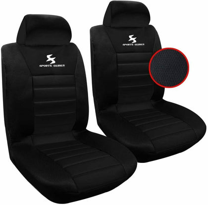 2er Universal Car Van Seat Covers Front Pair for Cars Seat Protector polyester