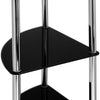 GLASS CORNER SHELF UNIT DISPLAY/BATHROOM/HALL/END/LAMP/COFFEE TABLE HOME STORAGE