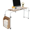 Computer Lap Table Desk Wood Study Office Home Workstation Over Bed Tray
