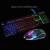 Gaming Keyboard And Mouse Set Rainbow LED Wired USB For PC Computer Laptop Mac