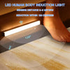 USB Rechargeable Strip Wireless PIR Motion Sensor LED Light Cabinet Closet Lamp