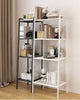 4 Tier Metal Ladder Storage Shelf Display Stand Organiser Corner Shelving Unit