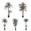 Large Artificial Wisteria Flower Tree House Plant Outdoor Home Office Decoration