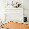 Bamboo Floor Mat 150 x 240cm Coffee Table Rug Floor Carpet W/ Non-Slip Backing