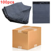 100 MAIL BAGS - 12" x 16" STRONG POLY MAILING POSTAGE POSTAL SELF SEAL GREY