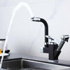 Kitchen Faucet Sink Mixer Water Tap 360° Swivel Spout With Pull Out Spray 2 Hose