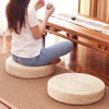 Round Tatami Cushion Chair Seat Mat Natural Straw Weave Pillow Floor Yog