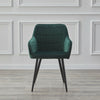 2 Pcs Dining Chairs Armchair PU / Velvet Kitchen Dining Room Restaurant Office