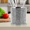 Sparkly Crushed Diamond Crystal Filled Utensil Holder Kitchen Storage Spoon UK