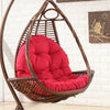 Swing Hanging Egg Rattan Chair Seat Tufted Round Mats Garden Patio Cushion Cover