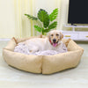 Durable Hexagon Dog Bed Orthopaedic Pet Warm Basket & Super Soft Plush Interior