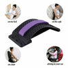 Magic Back Spine Lumbar Support Muscle Stretcher Acupuncture Pain Relief Relax P