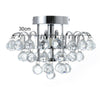 Ceiling Lamp Crystal Droplet Chandelier Lampshade 30cm Modern Pendant Light UK