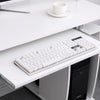 Apollo White Computer Desk PC Laptop Table Home Office Study Workstation Gaming