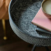 Dolce Vintage Style Tray Side Table with Tripod Base