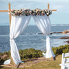 Rustic Square Wedding Arch Wooden Backdrop Stand Ceremony Arch Bridal Shower