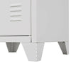 Living Room Cabinet Metal 1 Door Storage Cupboard Shelves Stand Filling Cabinet