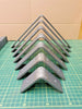 2 x Heavy Duty Solid Steel 90 Degree Angle 'L' Brackets Industrial Rustic Shelf