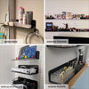 1Pcs Acrylic Self Adhesive Floating Wall Shelves Storage Display Shelf Speaker