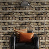 Rasch Log Pattern Wallpaper Rustic Wood Stripe Motif Mural Faux Effect 931808