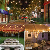 SOLAR POWERED RETRO BULB STRING LIGHTS FOR GARDEN OUTDOOR FAIRY SUMMER LAMP RYL