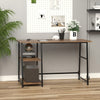 Industrial Style Small Computer Desk Kids Home Office Laptop PC Table Metal Desk