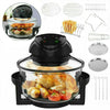 Timer 8 Way Convection Oven Cooker Extend Ring Air Fryer with 11 Pcs Accessories