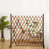 Expanding Portable Wooden Dog Fence Screen Puppy Pet Freestanding Trellis Gate