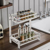 2/3 Tier Spice Herb Jar Rack Sauce Bottle Stand Holder Kitchen Storage Organizer