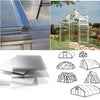 Clear Fireproofing PC Hallow Wall Polycarbonate Greenhouse Sheets Replacement