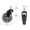 5Pcs Office Chair Caster Wheels Swivel Wheel Universal Durable Rotatable Casters