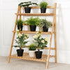 Garden Wooden 3 Tier Flower Plant Pot Display Stand Patio Shelf Storage Rack