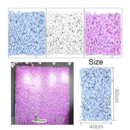 40*60cm Artificial Flower Wall Hydrangea Panel Bouquet Wedding Party Home Decor