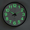 Wall Clock Luminous Glow In The Dark Quartz Bedroom Watch Living 12 Inch 30CM UK