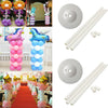 Set of 2 Balloon Arch Frame Column Stand Builder Kits for Birthday Wedding Decor