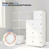 16 Cube Plastic Storage Wardrobe Clothes Organizer Closet Cupboard Shoe Cabinet