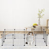 10/12/36 Panel Pet Fence Playpen Puppy Dog Small Animals Enclosure Cage Indoor