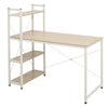 Wooden Metal Corner Computer Desk Home Office Study Work Station Table w/Shelves
