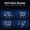Car Digital GPS Speedometer HUD Head-Up Display Overspeed Tired Warning Alarm