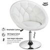 Barstool Height Adjustable Bar Chair PU Round Tub Chair Swivel Vanity Chair